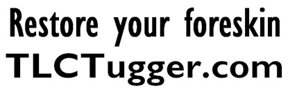Restore your foreskin - TLCTugger.com - bumper sticker